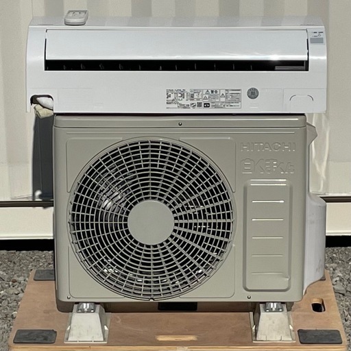 取付け可 ! !◇日立 エアコン 6畳用 2022年製 単相100V 内部クリーン ソフト除湿RAS-AJ22L 高圧洗浄済み ! 保