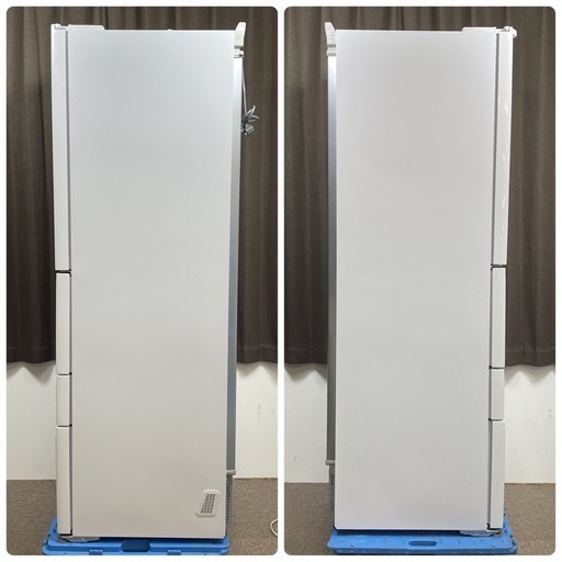 【受付終了】☆美品 高年式☆TOSHIBA/東芝 ノンフロン冷凍冷蔵庫 GR-W460FK(EW) 2024年製 462L 5ドア 動