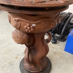 天使のオブジェ、花飾り、ガーデニングの画像