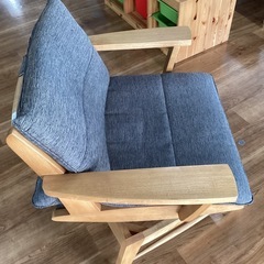 回転アームチェア【町田市再生家具】　253099の画像