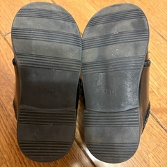 キッズ フォーマルシューズ ローファー 黒 14cm の画像