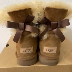 UGGブーツ 26cm バックリボンデザインの画像