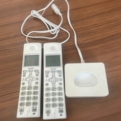 シャープ電話機　子機の画像