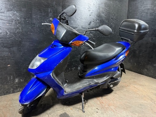 ★支払総額5.2万円★定休日なし！いつでも現車確認可能です！ ヤマハ シグナス1型 青 SE12J 人気のシグナス！ 1型キック付き！　サイスタ付き！ リアボックス付き！