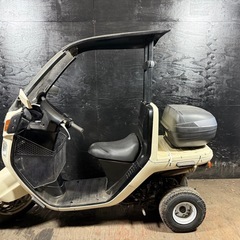 ★支払総額3.3万円★関東圏内即日配送可能！ 全車走行テスト済み！ ホンダ ジャイロ2 白 TA02 人気のジャイロ！ ２ストのためオイル注ぎ足すだけ！ リアボックス付き！ 社外マフラー！の画像