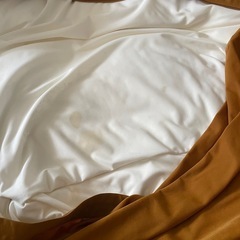 無印良品　体にフィットするソファ　マスタード色の画像