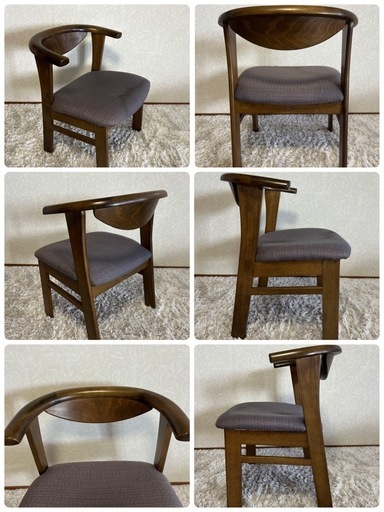 松田家具 matsudaダイニングチェア1脚 ヴィンテージ レトロ 椅子 天然