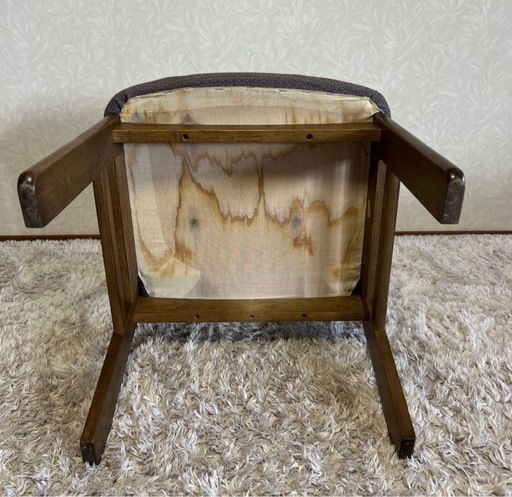 松田家具 matsudaダイニングチェア1脚 ヴィンテージ レトロ 椅子 天然