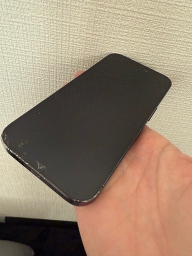 iphone 14 pro 256GB 画面割れ、各所ヒビあり