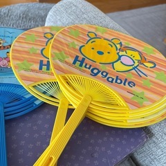 新品　ディズニー　プーさん　うちわ26枚　絵柄5種類の画像