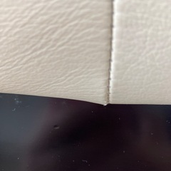 【軽トラック貸出サービス有】　MORISHIGE 3人掛けソファー　小ｷｽﾞ､ﾖｺﾞﾚ有　本革　レストキャビン　アイボリーの画像