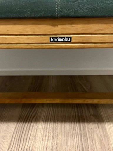 カリモク 木製ベンチ RUSTICシリーズ 2人掛け