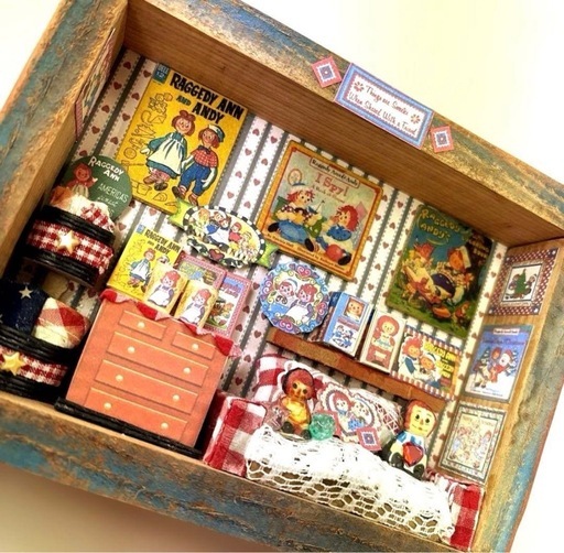 カントリー雑貨レトロなラガディアン&アンディ ミニチュアコレクション