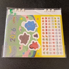 【未開封】バケット卓上カレンダーの画像