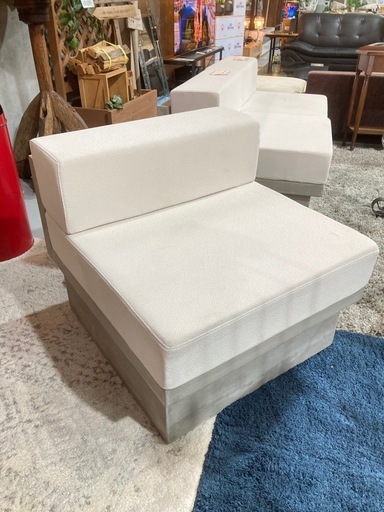 I26③★同等品★ASPLUND アスプルンド risortir LOIZA 1P SOFA W70cm シングルソファ 新品定価約15万円 屋外使用可 ロイザ