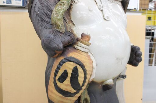 信楽焼　たぬき　縁起物　大型