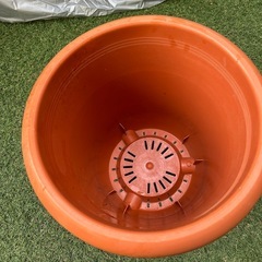 茶色プランターの画像