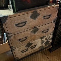 希少　古民具　和箪笥　　わだんすの画像