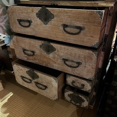 希少　古民具　和箪笥　　わだんすの画像