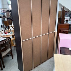 M2601-734 ブックシェルフ 本棚 ダークブラウン キズ汚れ有りの画像