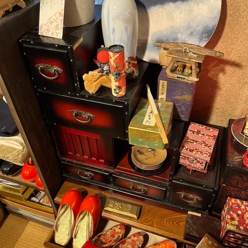 希少古民具階段箪笥かいだんだんす格安 (モノココ山の手店) 札幌の収納