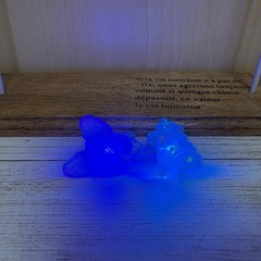 【🍒マーク5点400円】新品未使用 キラキラ光るヘアピン＆光る指輪セット クレーンゲーム獲得品❁¨̮の画像