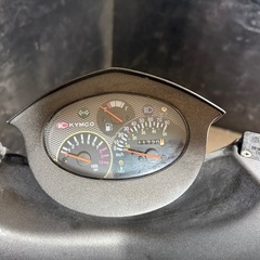 ★支払総額4.8万円★関東圏内即日配送可能！ 全車走行テスト済み！ キムコ スーパー9 赤/黒 車格大きい50cc！ ２ストのためオイル注ぎ足すだけ！ サイズ付き！社外マフラー！の画像