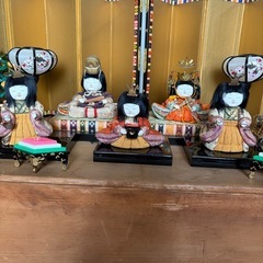 中古木目込み雛人形　の画像