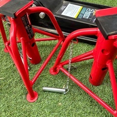 アストロプロダクツ 3TON ガレージジャッキとリジッドラック 2脚入　うま　ウマ　馬の画像