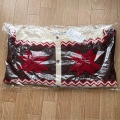 レディース　セーター　新品　雪柄模様の画像