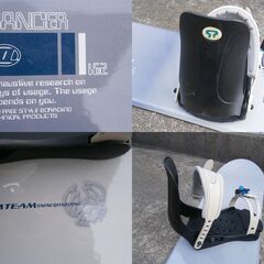 THM TEAM  SNOWBOARDING CANCER スノーボード 162cm ビンディング、ケース付きの画像