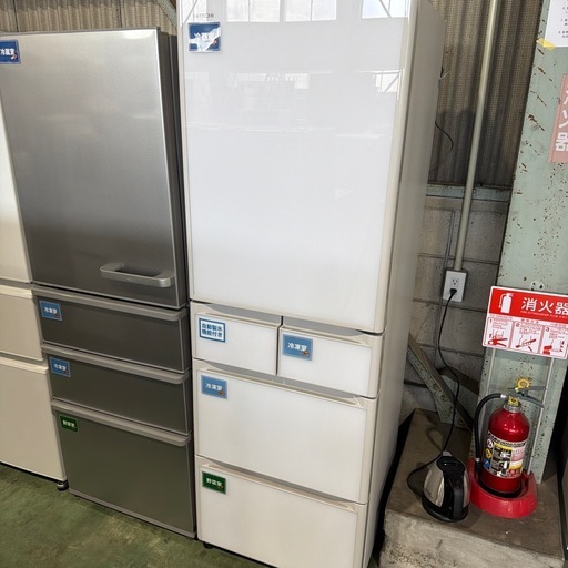 HITACHI 5ドア　2021年　日立　家電　冷蔵庫　冷蔵冷凍庫　製氷器付き　動作ok