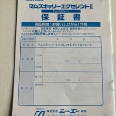 商談中　　　新品　チャイルドシートの画像