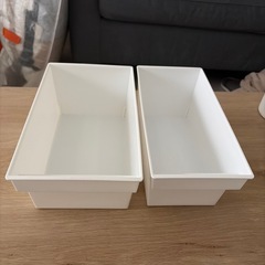 【お譲り先決まりました】収納ボックス サイズ違い11個セット（百均）の画像