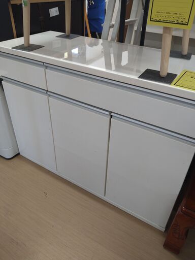 リユースのサカイ浦和店 【480】★キッチンカウンター ホワイト パッキン破れ