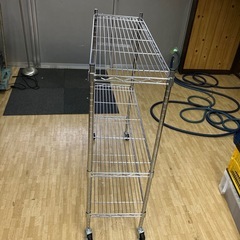 スチールラック3段☆キャスター付き☆鉄製の棚☆DIY☆インテリアの画像