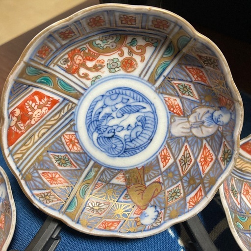 ④古伊万里 豆皿 5枚セット　