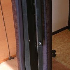 無料 キャスター付き 折りたたみ ベッド シングルサイズ　の画像