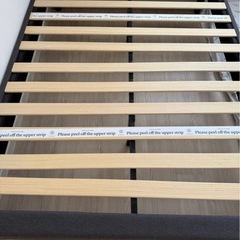 ダブルサイズ 脚付きマットレスフレーム グレー ダブルサイズ 脚付きマットレスフレーム グレー (Jun) 新道東のベッド