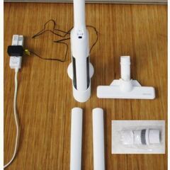 イオン　HOME COORDY　軽量コードレス 2WAYクリーナー　HC-PS121-WH　動作良好　きれい　ハンディ 掃除機　ホワイト　896ZSの画像