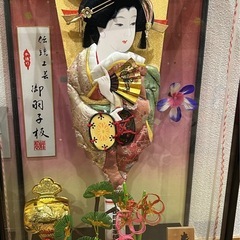 羽子板、ケース人形の画像