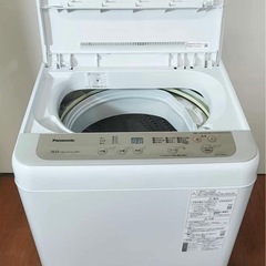【配送設置回収無料！】Panasonic 全自動電気洗濯機 5kg NA-F50B13 2020年製の画像