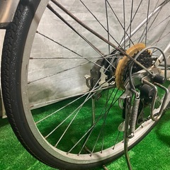 【シティサイクル 26インチ 6段変速/オートライト】すぐお乗り頂けます！一部地域送料無料！防犯登録600円（必須）の画像