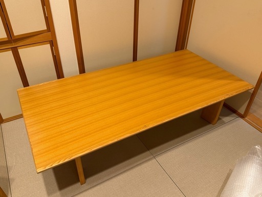 座卓　折りたたみ脚　家庭画報購入品