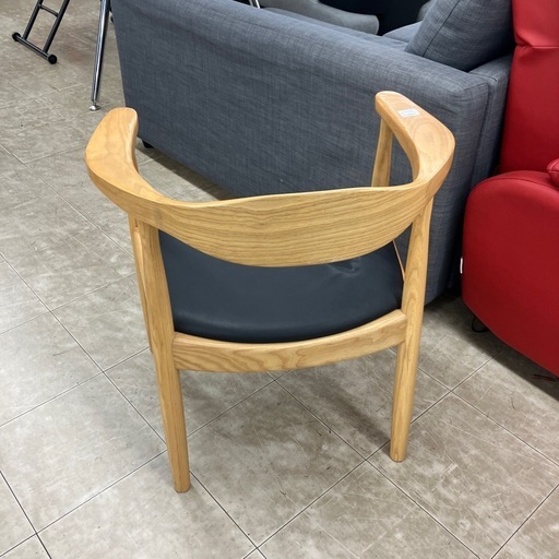 ハンス•J•ウェグナー　1人掛けソファー　The Chair   ブラック×ナチュラル　リプロダクト