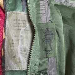 DPMカモフラージュ柄 ミリタリージャケット XLの画像