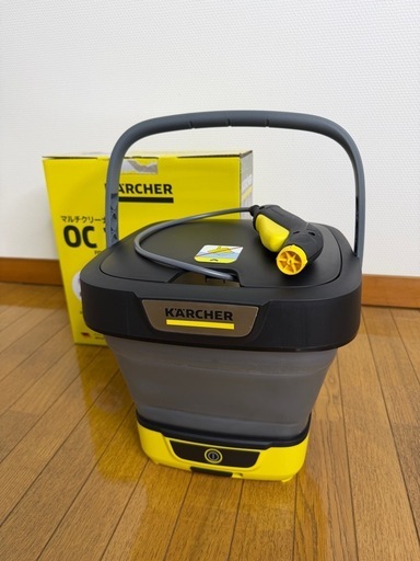 受渡予定者様決まりました。新品同様！半額以下！ケルヒャーモバイル洗浄機。試運転のみ！