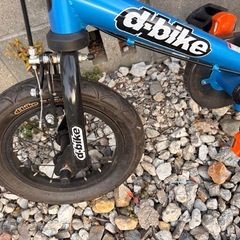 d-bike 子ども用自転車 12インチ 青 ペダル付き 練習用 中古の画像