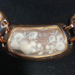 FOND JEWELRY カメオ ベッコウ ネックレスの画像