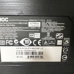AOCモニター27センチ　  の画像